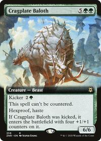 Cragplate Baloth (Extended Art), Zendikar Rising
