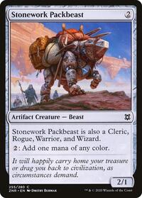 Stonework Packbeast, Zendikar Rising