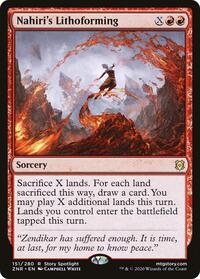 Nahiri's Lithoforming, Zendikar Rising