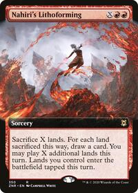 Nahiri's Lithoforming (Extended Art), Zendikar Rising