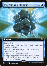 Inscription of Insight (Extended Art), Zendikar Rising