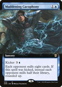 Maddening Cacophony (Extended Art), Zendikar Rising