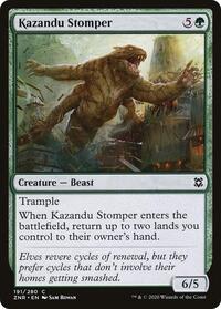Kazandu Stomper, Zendikar Rising
