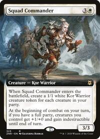 Squad Commander (Extended Art), Zendikar Rising