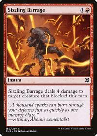 Sizzling Barrage, Zendikar Rising