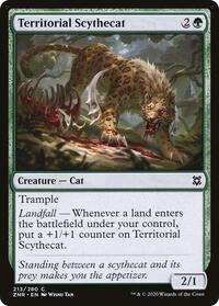 Territorial Scythecat, Zendikar Rising