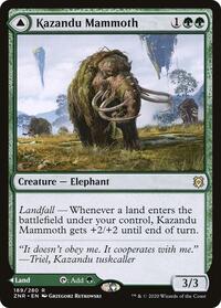 Kazandu Mammoth, Zendikar Rising