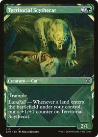 Territorial Scythecat (Showcase), Zendikar Rising