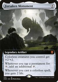 Forsaken Monument (Extended Art), Zendikar Rising