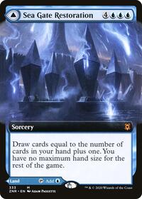 Sea Gate Restoration (Extended Art), Zendikar Rising