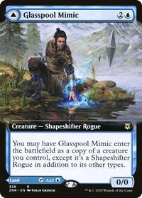 Glasspool Mimic (Extended Art), Zendikar Rising