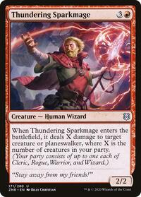 Thundering Sparkmage, Zendikar Rising