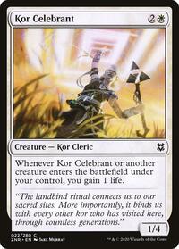 Kor Celebrant, Zendikar Rising