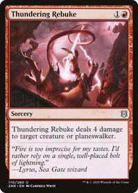 Thundering Rebuke, Zendikar Rising