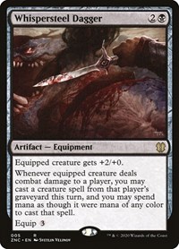 Whispersteel Dagger, Commander: Zendikar Rising