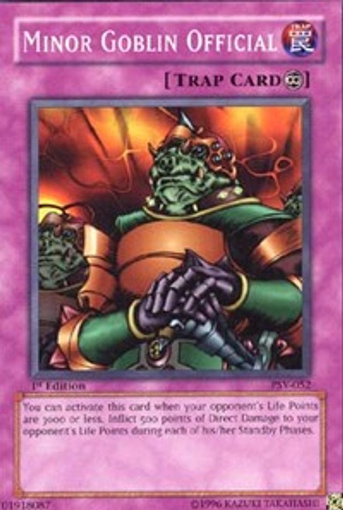Minor Goblin Official, 1st-edition, front
