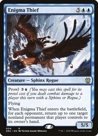 Enigma Thief, Commander: Zendikar Rising