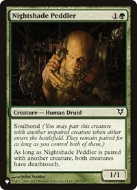 Nightshade Peddler, The List Reprints