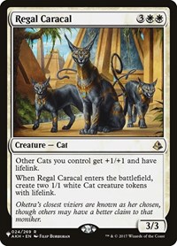 Regal Caracal, The List Reprints