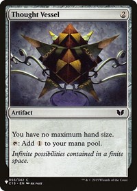 Thought Vessel (C15), The List Reprints