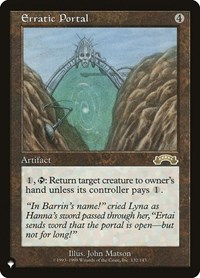 Erratic Portal, The List Reprints