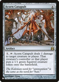 Acorn Catapult, The List Reprints