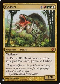 Godsire, The List Reprints