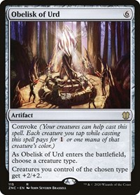 Obelisk of Urd, Commander: Zendikar Rising