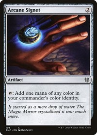 Arcane Signet, Commander: Zendikar Rising