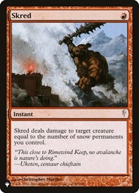 Skred, The List Reprints