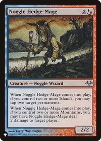 Noggle Hedge-Mage, The List Reprints