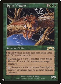 Spike Weaver, The List Reprints