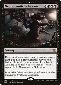 Necromantic Selection, Commander: Zendikar Rising