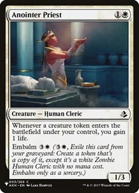 Anointer Priest, The List Reprints