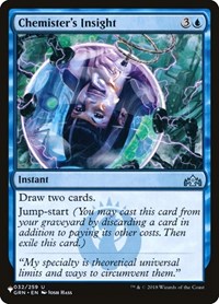 Chemister's Insight, The List Reprints