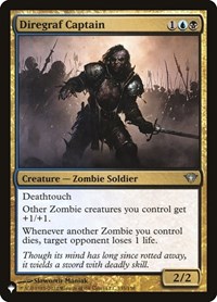 Diregraf Captain, The List Reprints