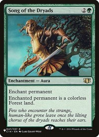 Song of the Dryads, The List Reprints