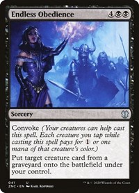 Endless Obedience, Commander: Zendikar Rising
