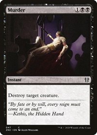 Murder, Commander: Zendikar Rising