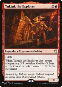 Tuktuk the Explorer, The List Reprints