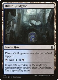 Dimir Guildgate, Commander: Zendikar Rising