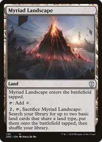 Myriad Landscape, Commander: Zendikar Rising
