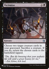 Victimize, The List Reprints