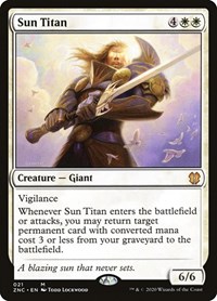 Sun Titan, Commander: Zendikar Rising