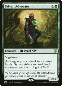 Sylvan Advocate, Commander: Zendikar Rising