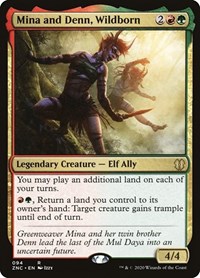 Mina and Denn, Wildborn, Commander: Zendikar Rising