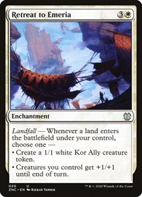 Retreat to Emeria, Commander: Zendikar Rising