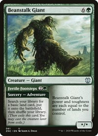 Beanstalk Giant, Commander: Zendikar Rising
