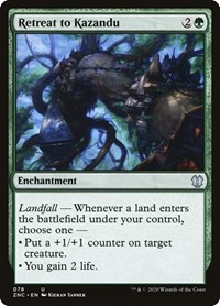 Retreat to Kazandu, Commander: Zendikar Rising