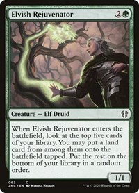 Elvish Rejuvenator, Commander: Zendikar Rising
